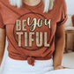 Be you tiful circle-DTF