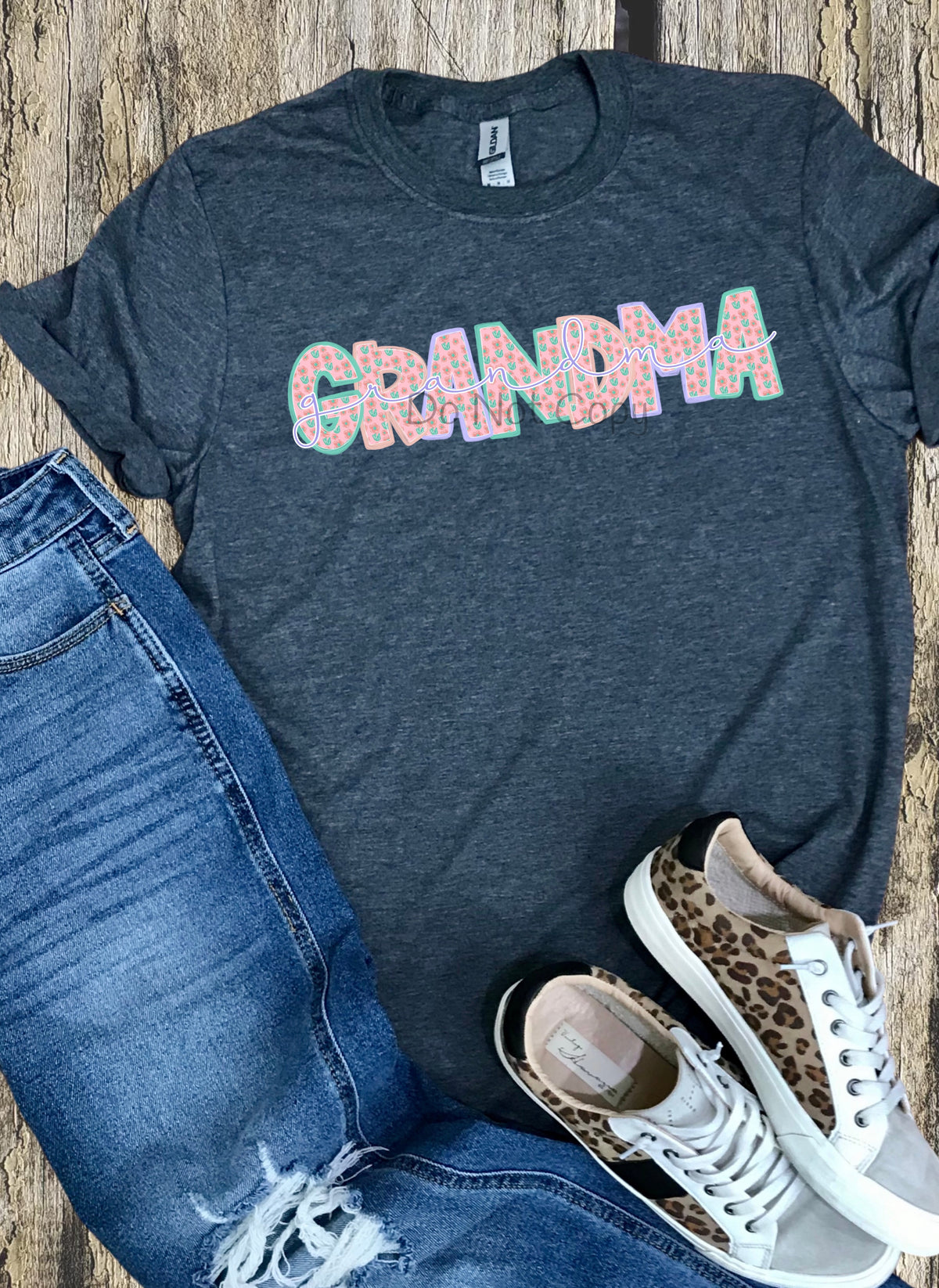 Sweet floral Grandma-DTF
