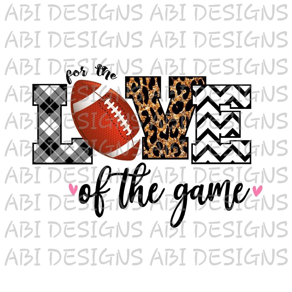 For The Love Of The Game -Sublimation