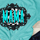 Mama turquoise cowhide-DTF
