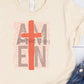 Amen orange cross-DTF