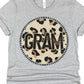 Gram Leopard circle- DTF