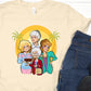 Golden girls cartoon-DTF