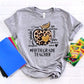 Fifth grade teacher leopard apple-DTF