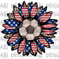 Soccer flower-DTF