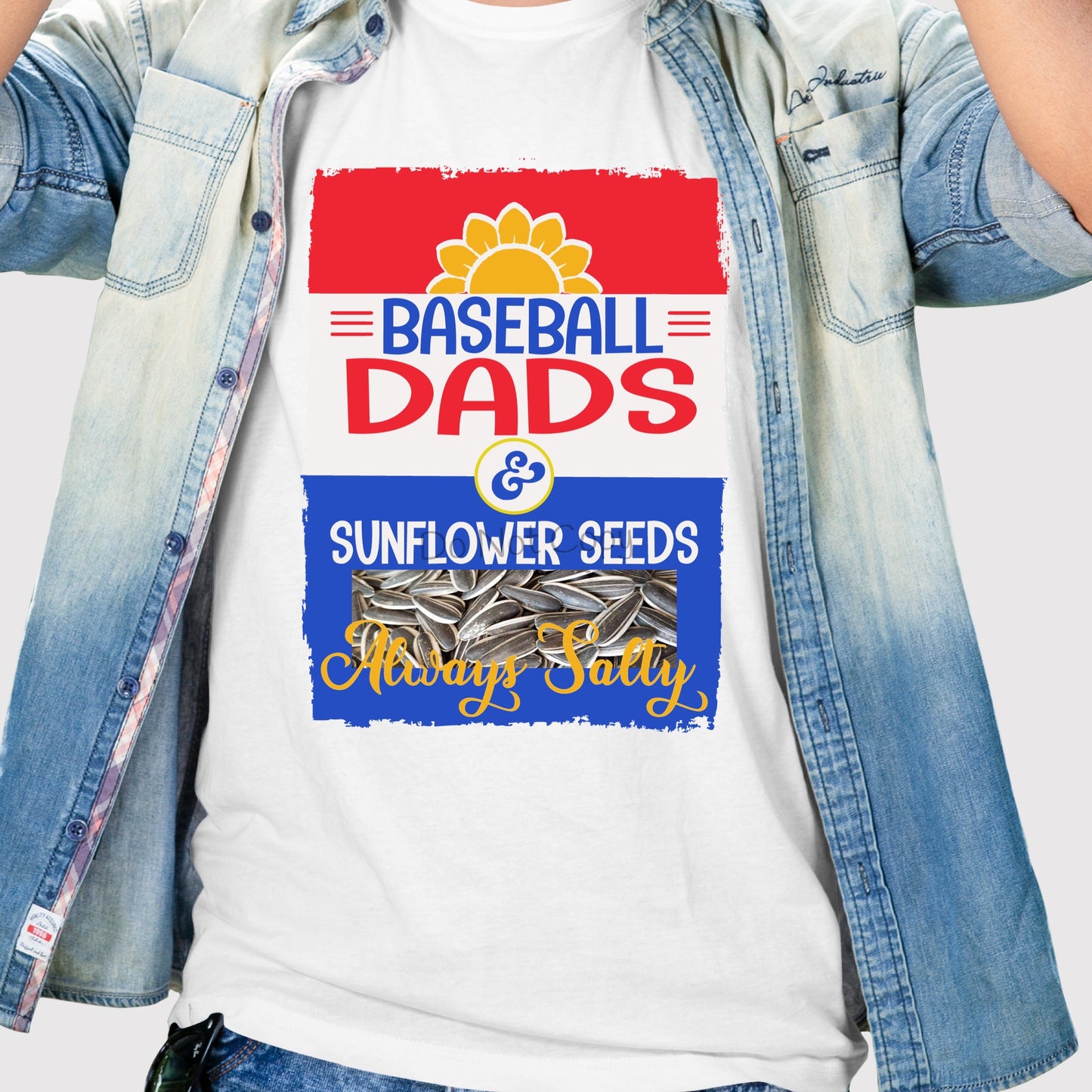 Baseball dads sunflower seeds-DTF