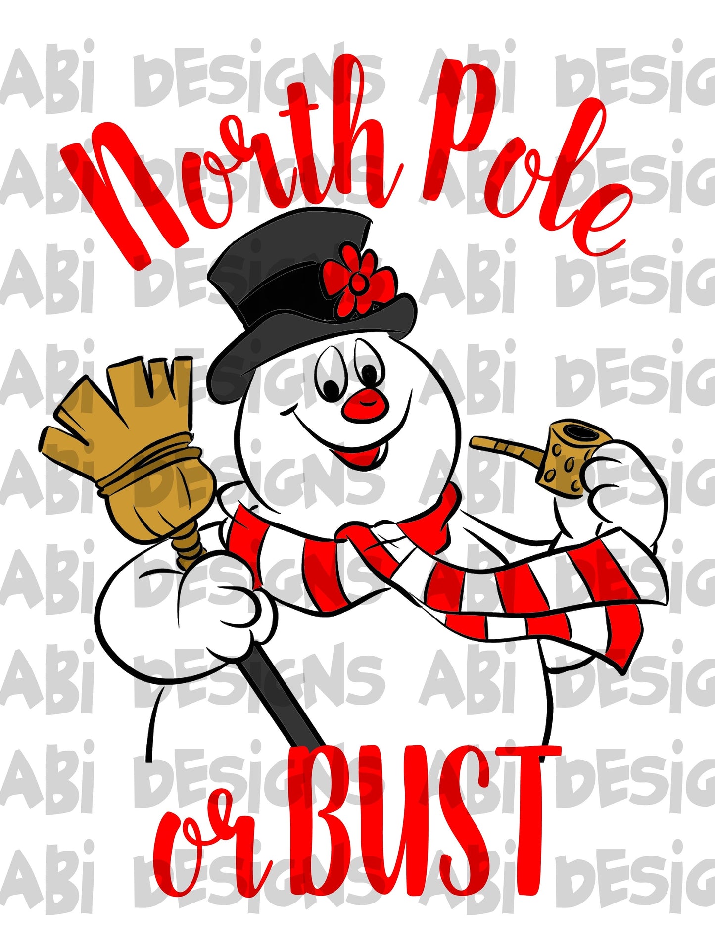 Frosty North Pole or bust-Sublimation