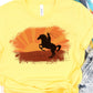 Cowboy with Lasso background-DTF