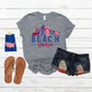 Beach babe patriotic - DTF