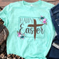 Happy Easter brown cross-DTF