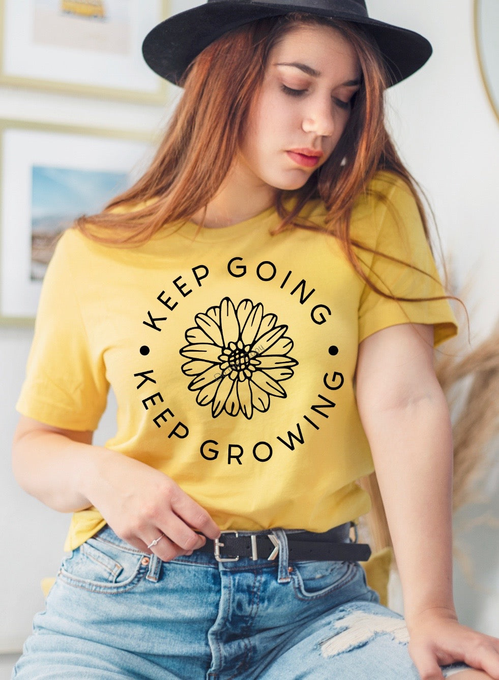 Keep going keep growing (11”)Screen Print
