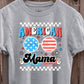 American mama white rim glasses-DTF