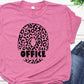 School single color leopard office worker-DTF