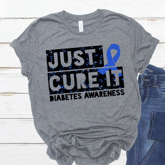 Just cure it diabetes awareness-DTF