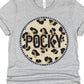 Pocky Leopard circle- DTF