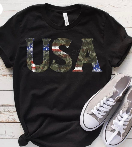 Camo USA-DTF