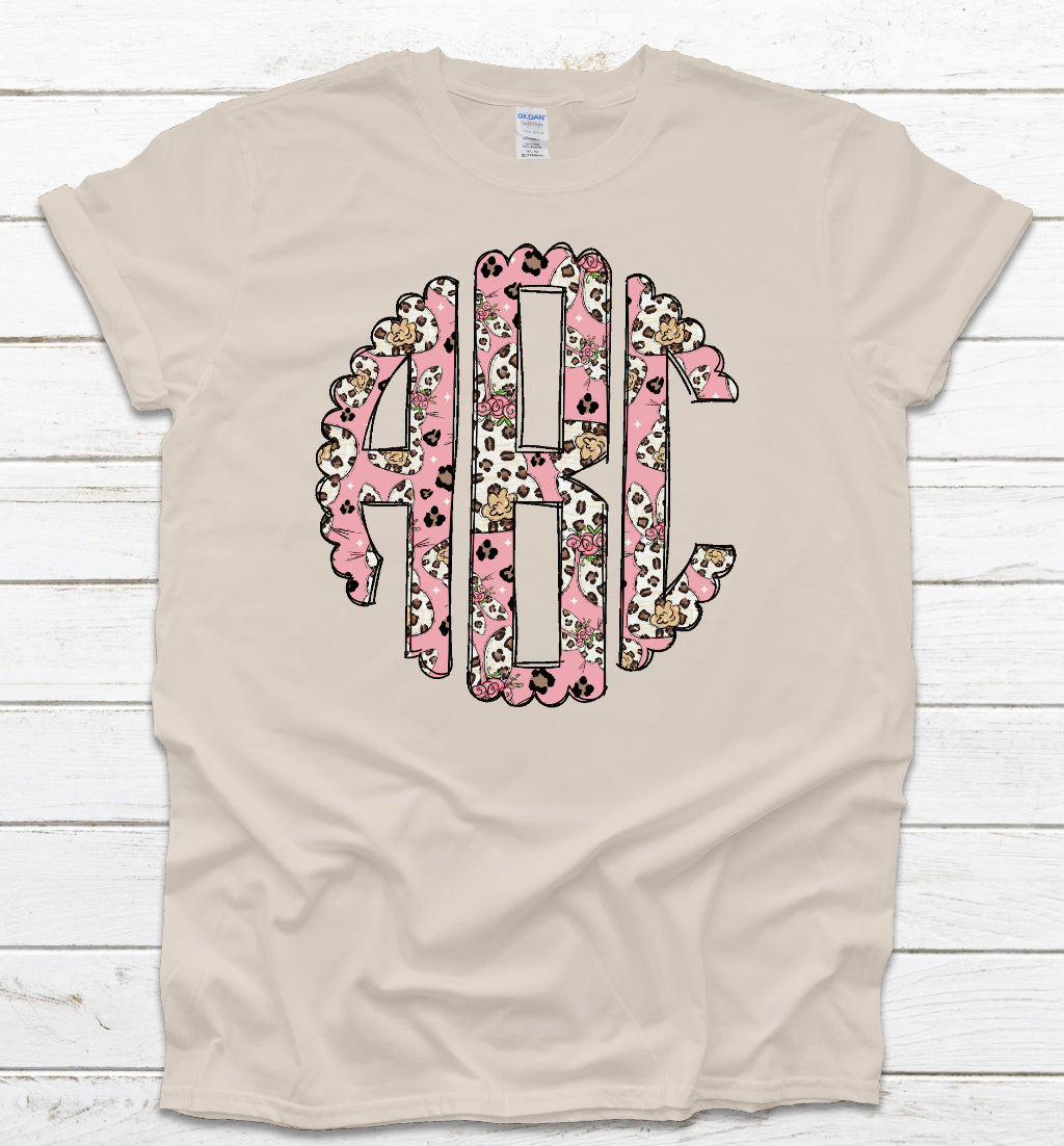 Leopard Easter Monogram  -DTF