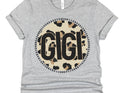 GiGi Leopard circle- DTF