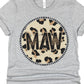 Maw Leopard circle- DTF