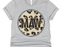 Maw Leopard circle- DTF