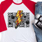 Game day softball lightning bolt-DTF