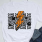 Game day basketball lightning bolt-DTF