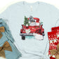 Christmas Gnomes back of truck-DTF