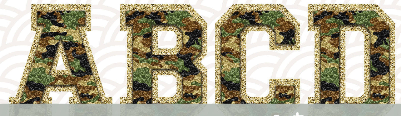 CUSTOM Chenille Letters & Numbers-DTF