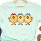 3 chicks bows-DTF