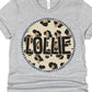 Lollie Leopard circle- DTF