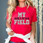 My heart is on that field Baseball letters-DTF