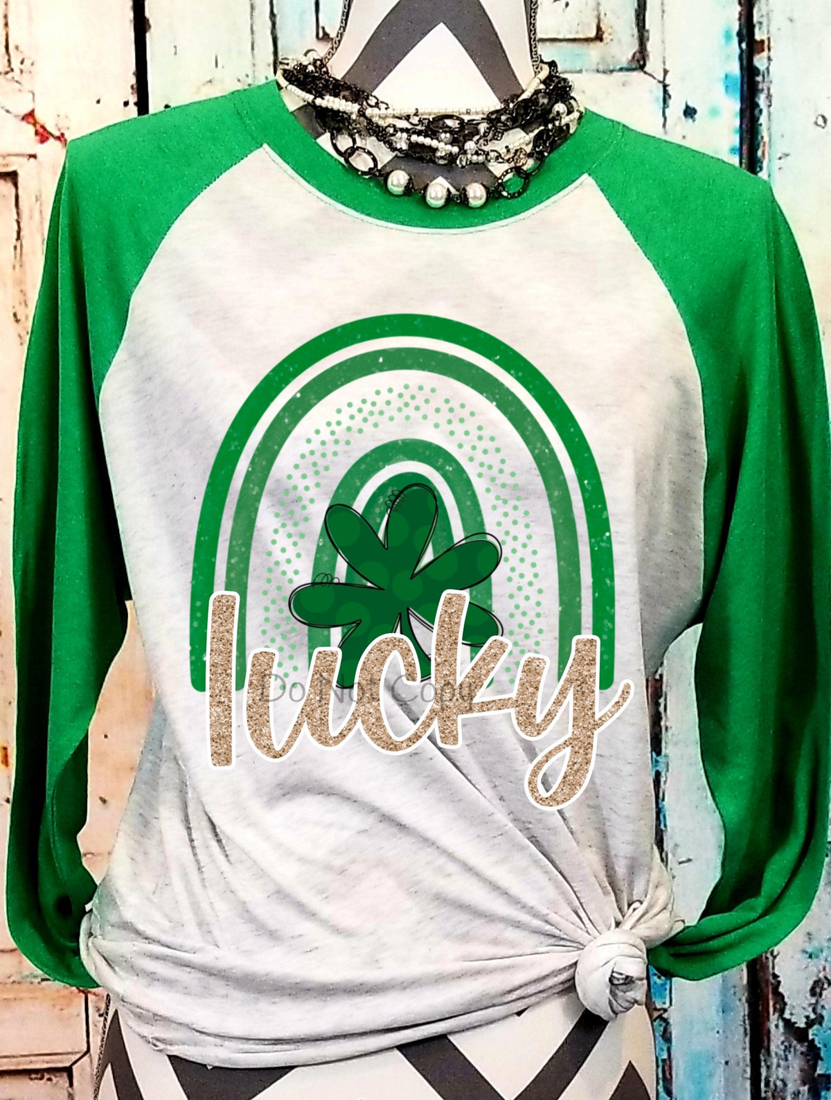 Lucky green rainbow-DTF