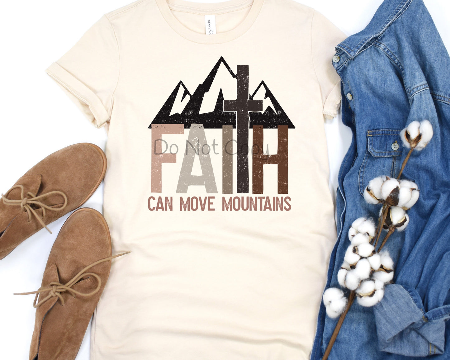 Faith can move mountains-DTF