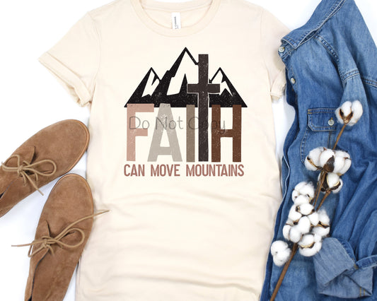 Faith can move mountains-DTF