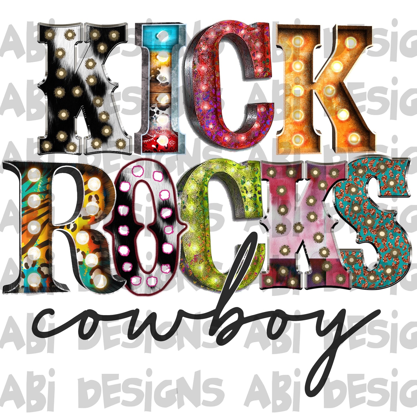 Kick rocks cowboy-DTF