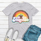 Teacher Apple rainbow - DTF