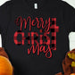 Merry CHRISTmas buffalo plaid-DTF
