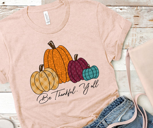 Be thankful y’all pumpkins-DTF