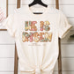 He is risen floral-DTF