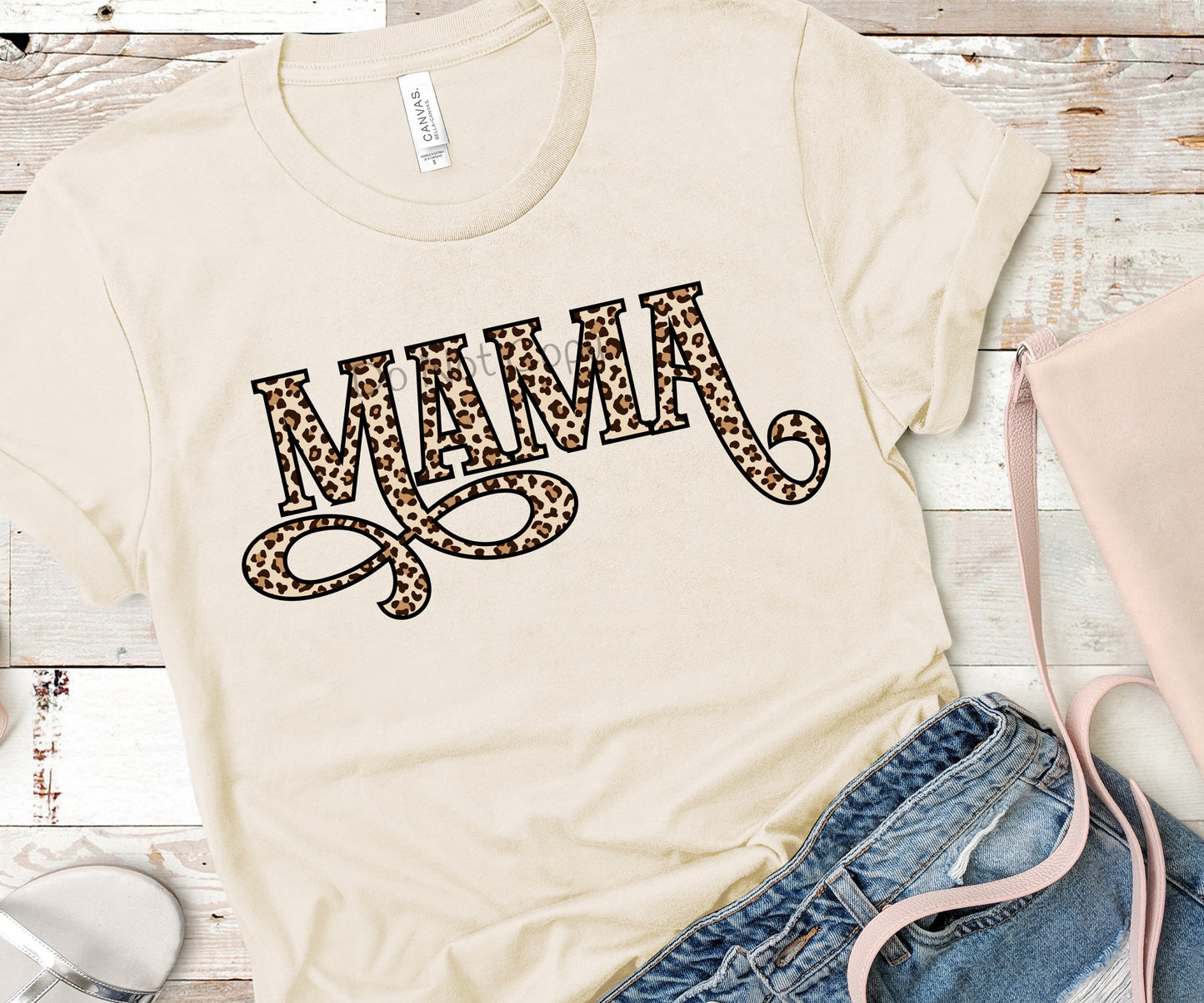 Mama scroll leopard-DTF