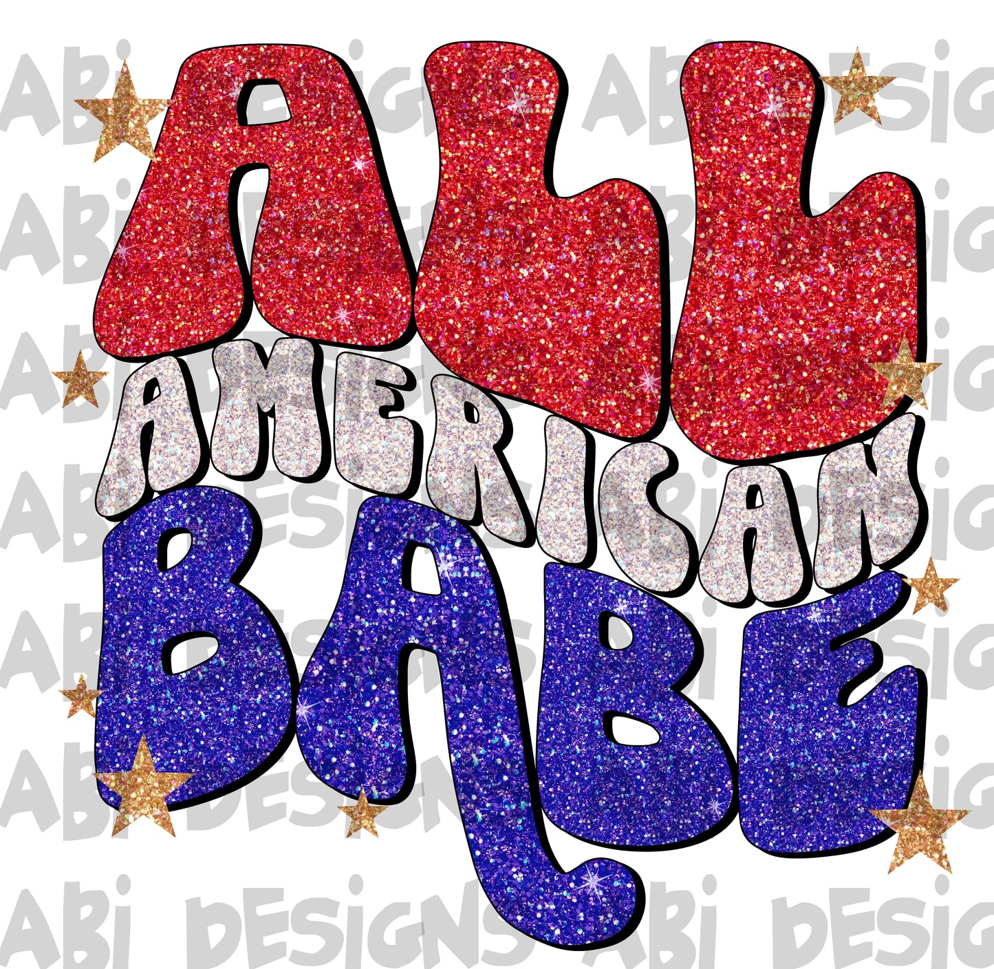 All American babe - DTF