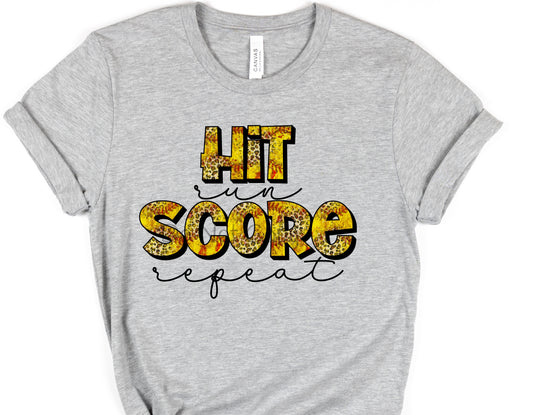 Hit run score repeat softball-DTF