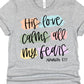 His love calms all my fears-DTF