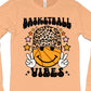Basketball vibes leopard hat-DTF