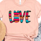 Love serape bunny-DTF