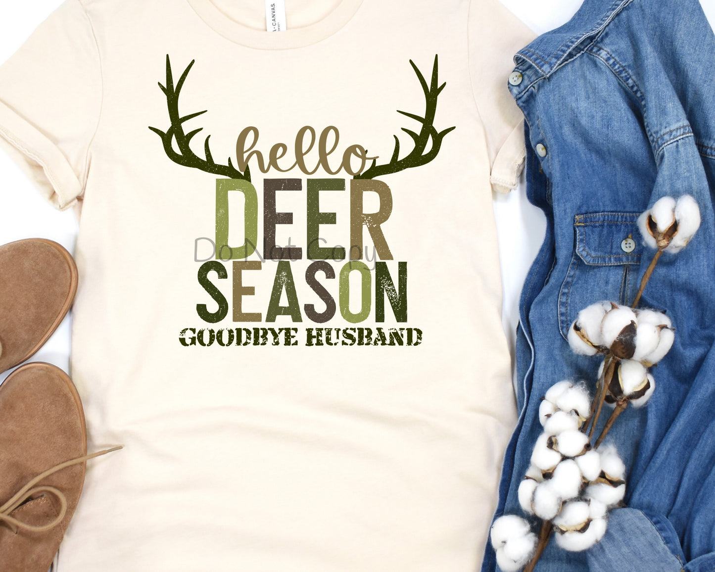 Hello deer season goodbye husband-DTF