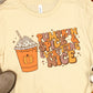 Pumpkin spice everything nice retro letters-DTF
