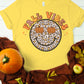 Fall vibes Smiley pumpkin eyes-DTF