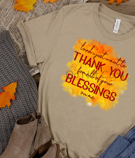 Lord I just want to thank you-DTF