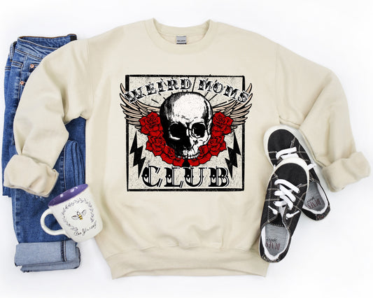 Weird moms club skull-DTF